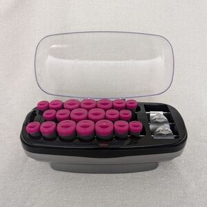 Conair Hot Rollers CHV26HRNC Qty(20) Hair Curlers 3 Sizes, 2 Styling Clips